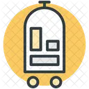 Chariot Bagage Hotel Icon