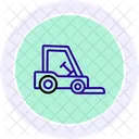 Icone De Ligne De Chariot Elevateur Icon