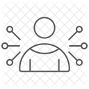 Charistamatic Influencer Thinline Icon Symbol
