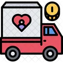 Charitable Box Delivery  Icon