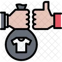 Charitable Clothes Bag  Icon