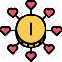 Charitable Money  Icon