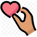 Charity Giving Heart Icon