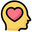 Charity Head Heart Icon