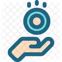 Donation Charity Coin Icon