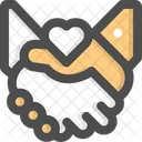 Charity Handshake Help Icon