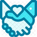 Charity Handshake Help Icon