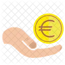 Euro Money Hand Icon