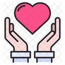 Charity Hand Love Icon