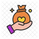 Charity Hands Love Icon