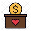 Charity Donation Money Icon