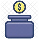 Charity Box Money Box Savings Icon