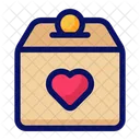 Charity Box Charity Donation Icon