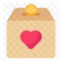 Charity Box Charity Donation Icon