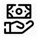 Charity-donation-cash-dollar-hand  Icon