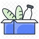 Charity food packs  Icon