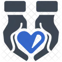 Volunteer Heart Charity Icon