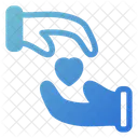 Charity Hand Care Icon