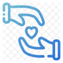 Charity Hand Care Icon