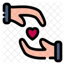 Charity Hand Care Icon