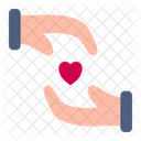 Charity Hand Care Icon