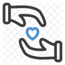 Charity Hand Care Icon