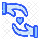 Charity Hand Care Icon