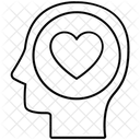 Heart Love Brain Icon