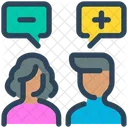 Charla de pareja  Icono