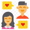 Charla de pareja  Icono