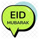 Charla De Eid Eid Mubarak Comunicacion Icono