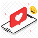 Chat Corazon Mensaje Icono