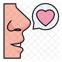 Charla Romantica Bocadillo De Dialogo Amor Icono