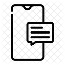 Chatear Enviar Mensajes Telefonicos Enviar Mensajes De Texto Icono