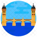 Charles Bridge Arch Bridge Footbridge Icon