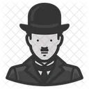 Charlie Chaplin Charlie Facial Expression Icon