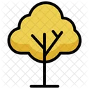Charming yellow tree  Icon