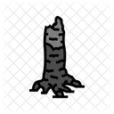 Charred Tree Trunk Icon