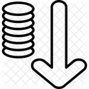 Chart Decrease Falling Icon