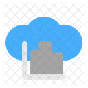 Cloud Chart  Icon