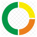 Circle Diagramm Statistics Icon