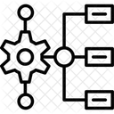 Chart Diagram Hierarchy Icône