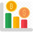 Chart Arrow Coin Icon