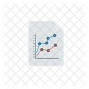 File Statistics Line Chart Icon