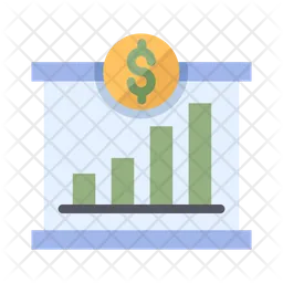 Chart dollar increase  Icon