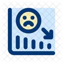 Chart down sad  Icon