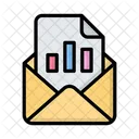 Chart email  Icon