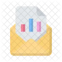 Chart email  Icon