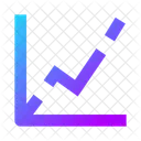 Chart Evaluation Chart Analysis Analytics Icon