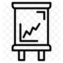 Chart in board  Icon